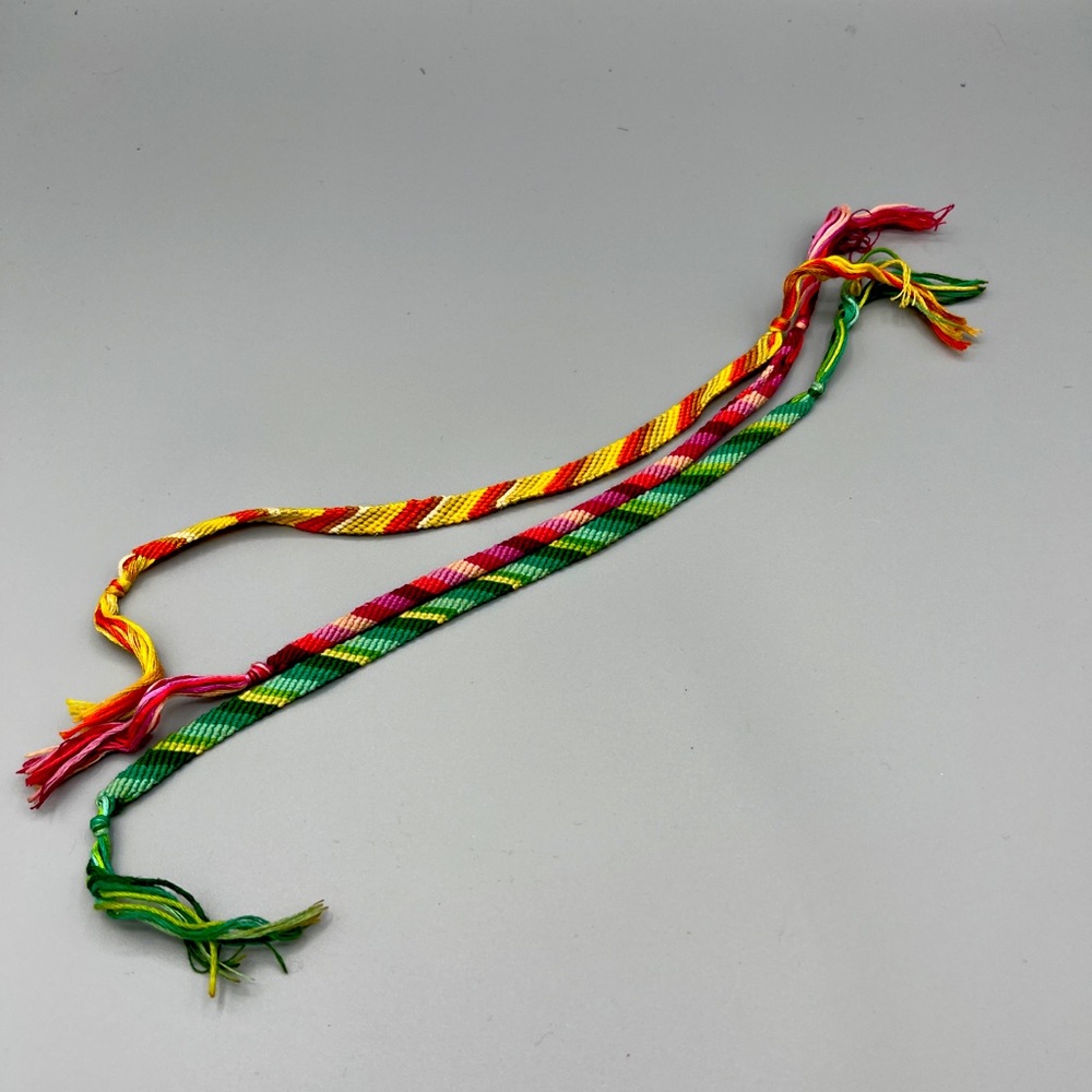 Hand made friendship bracelets